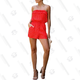 VICI Habanero Strapless Pocketed Ruffle Romper, $48